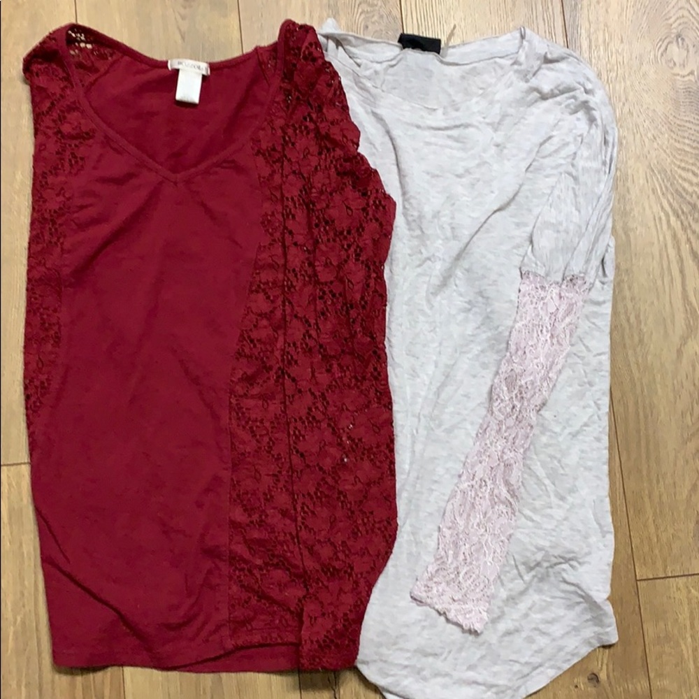 2 long sleeves shirts